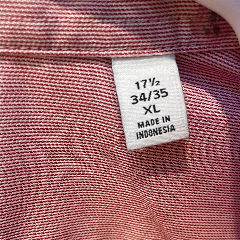 Calvin Klein Men's Light Red Dress Shirt - Picture 12 of 15
